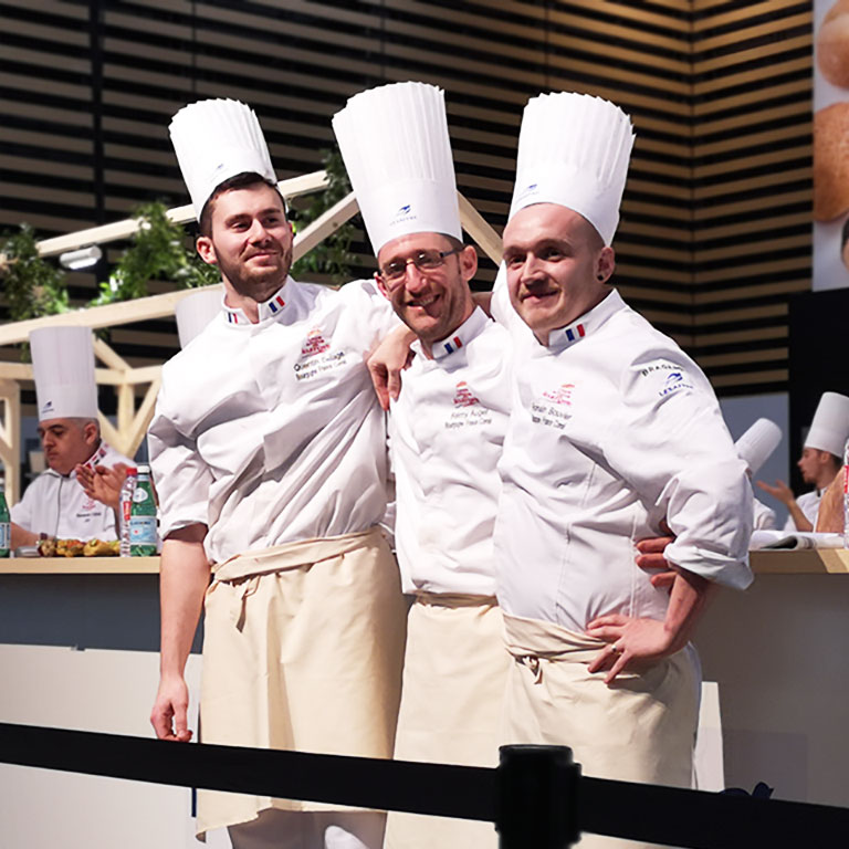 Les enseignants de l'École des Métiers pour la coupe de France de la boulangerie