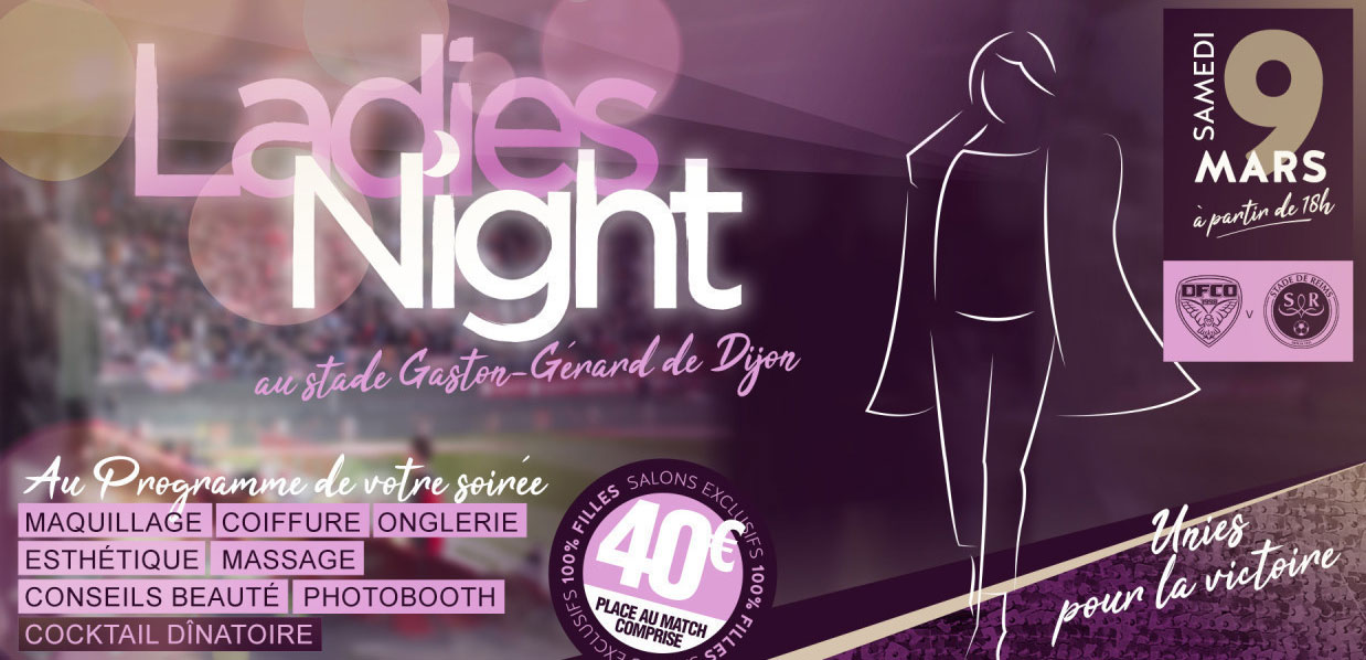 L'Ecole des Métiers pendant la LADIES NIGHT lors du match DFCO / REIMS