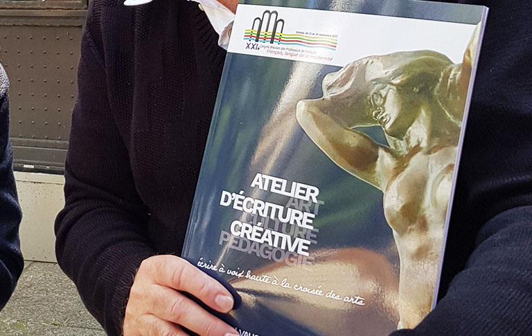 Présentation de la production pédagogique Atelier d'écriture créative avec l'École des Métiers