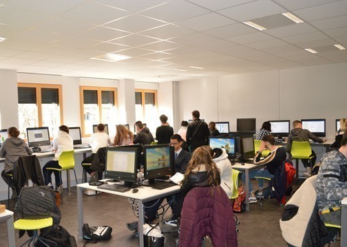 Nouvelle salle multimédia 103 - Une des 7 salles modernisées