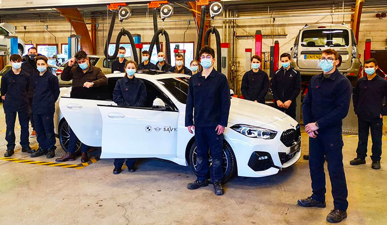 Réception de la BMW Série 2 GranCoupé à l'Ecole des Métiers