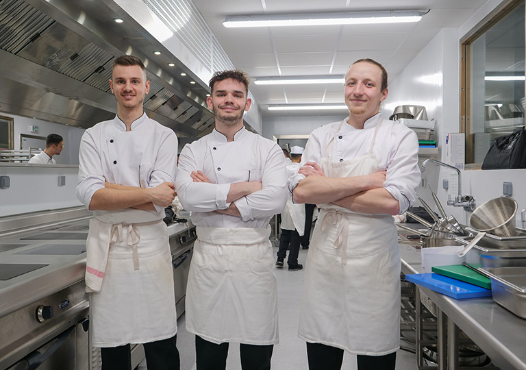 Apprentis en BP cuisine de l'Ecole des Métiers partent en mobilité