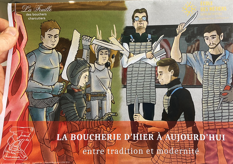 Les bouchers de l'Ecole des Métiers reçoivent le prix académique CLEMI