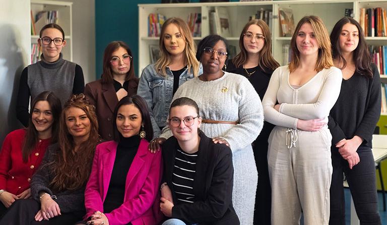 Comité de rédaction du Best SellHair, media scolaire à l'Ecole des Métiers Dijon Métropole